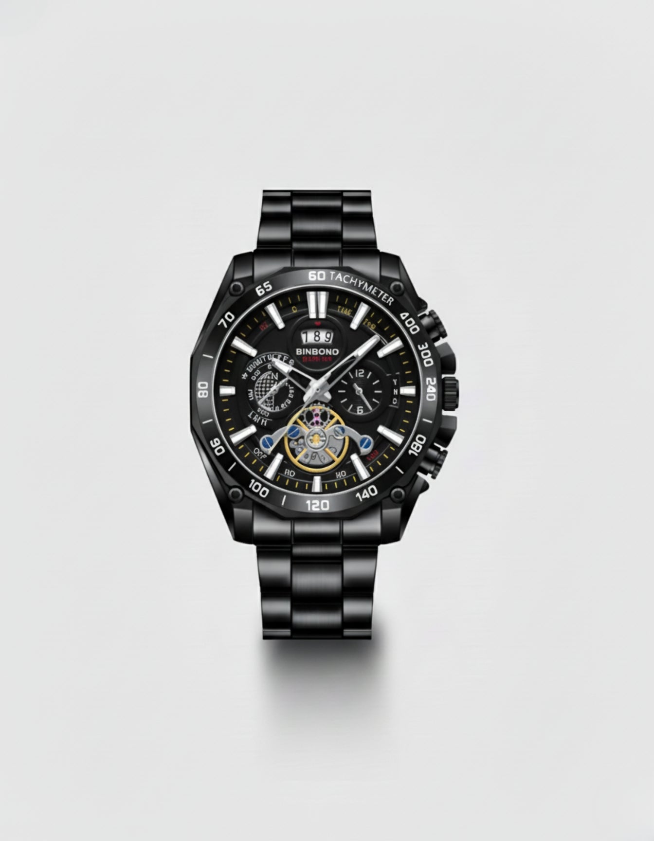 Apex Chrono Steel Watch