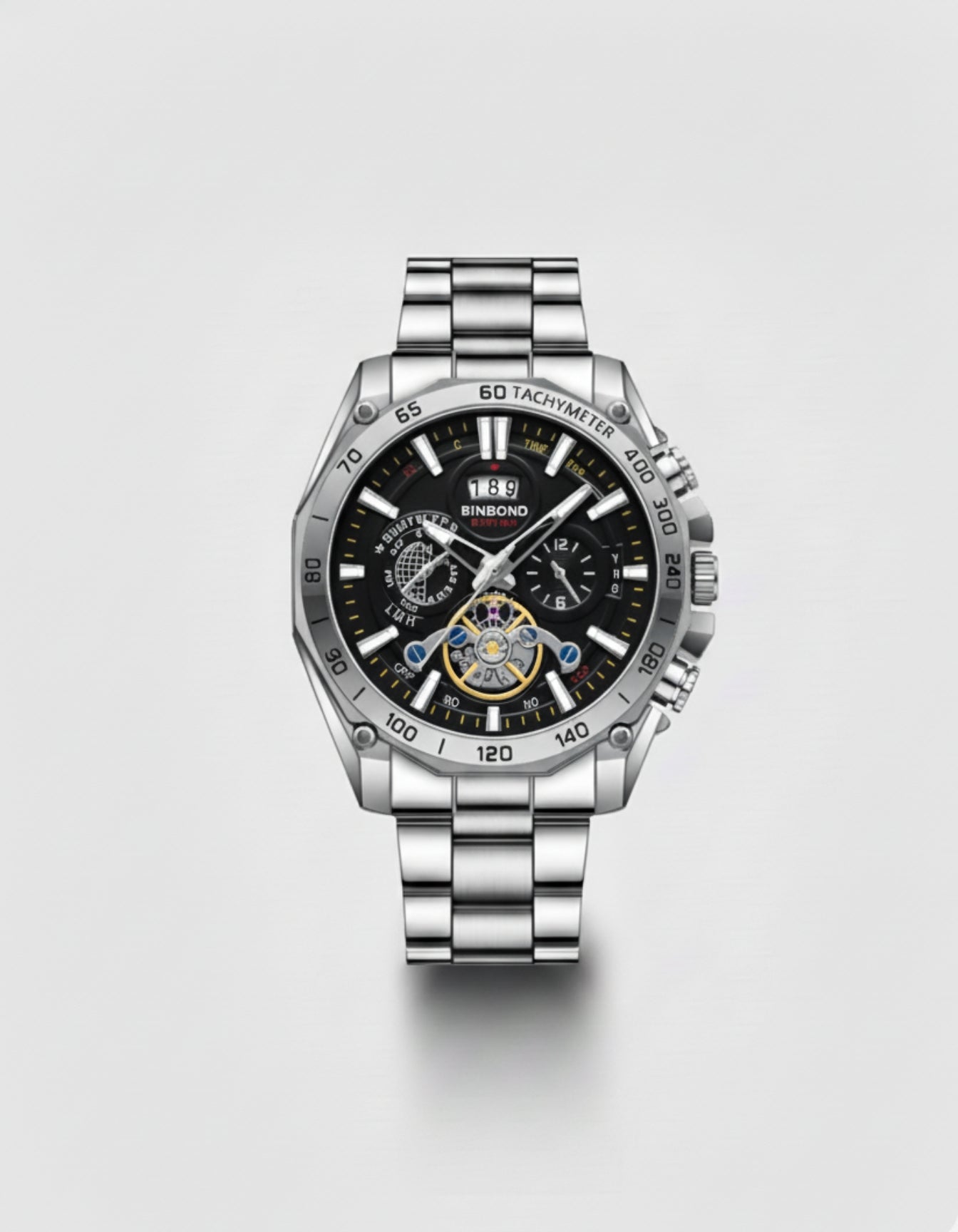 Apex Chrono Steel Watch