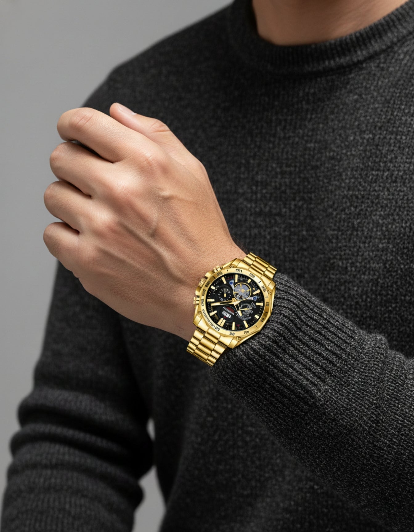 Apex Chrono Steel Watch